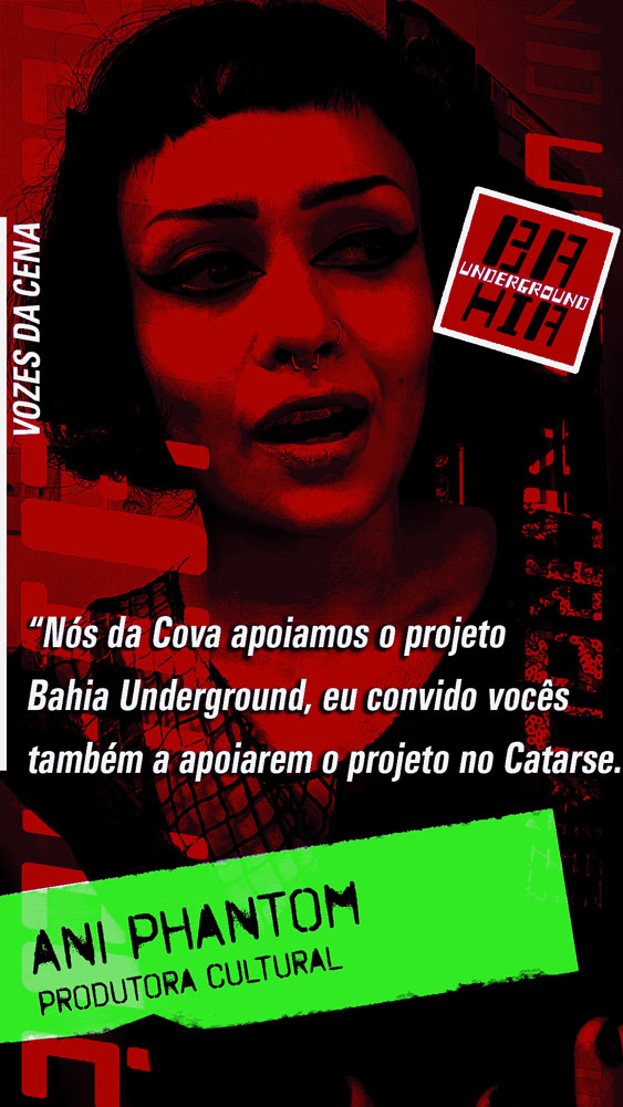 Detail view of Bahia Underground official Instagram profile screenshot